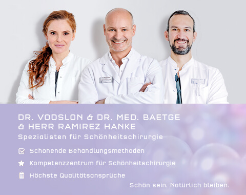 Brustbehandlungen, Ästhetisch-Plastische Chirurgie in Nürnberg, Dr. Baetge, Ramirez Hanke, Dr. Vodslon, Nürnberger Klinik 