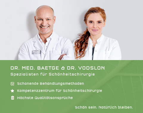 Gesichtsbehandlungen, Ästhetisch-Plastische Chirurgie in Nürnberg, Dr. Baetge, Dr. Vodslon, Nürnberger Klinik 