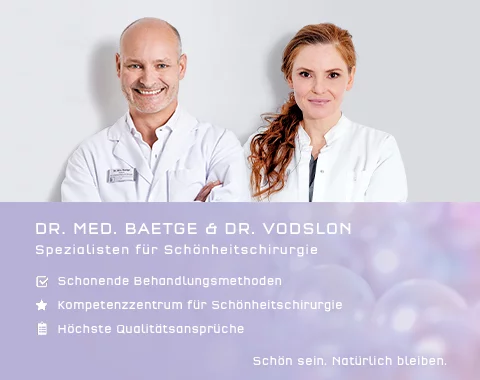 Brustbehandlungen, Ästhetisch-Plastische Chirurgie in Nürnberg, Dr. Baetge, Dr. Vodslon, Nürnberger Klinik 