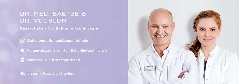 Brustbehandlungen, Ästhetisch-Plastische Chirurgie in Nürnberg, Dr. Baetge, Dr. Vodslon, Nürnberger Klinik 