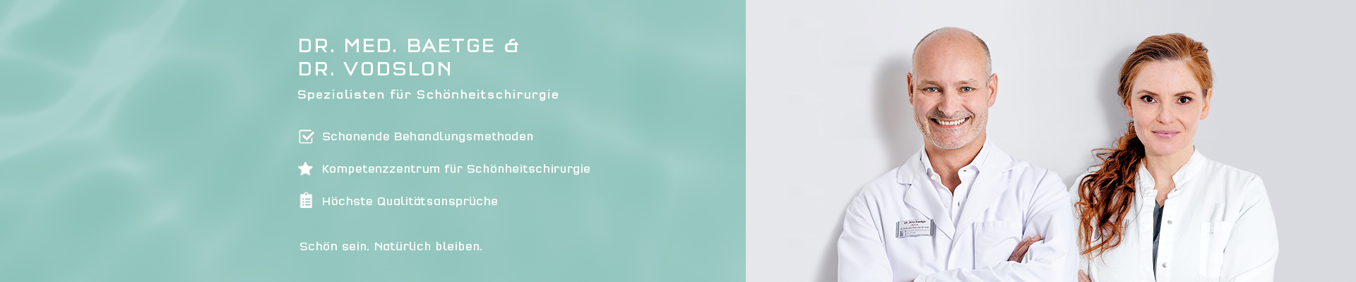 Faltenbehandlungen, Ästhetisch-Plastische Chirurgie in Nürnberg, Dr. Baetge, Dr. Vodslon, Nürnberger Klinik 