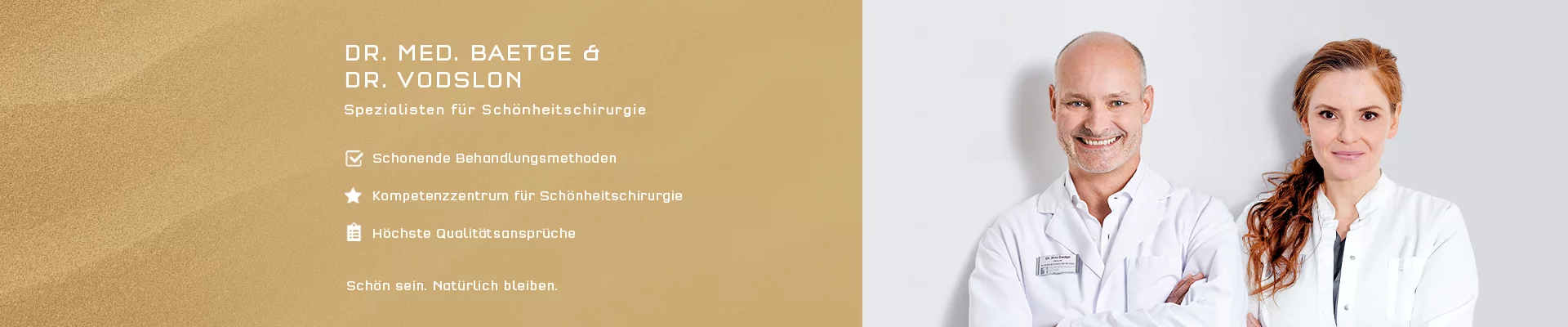 Körperbehandlungen, Ästhetisch-Plastische Chirurgie in Nürnberg, Dr. Baetge, Dr. Vodslon, Nürnberger Klinik 