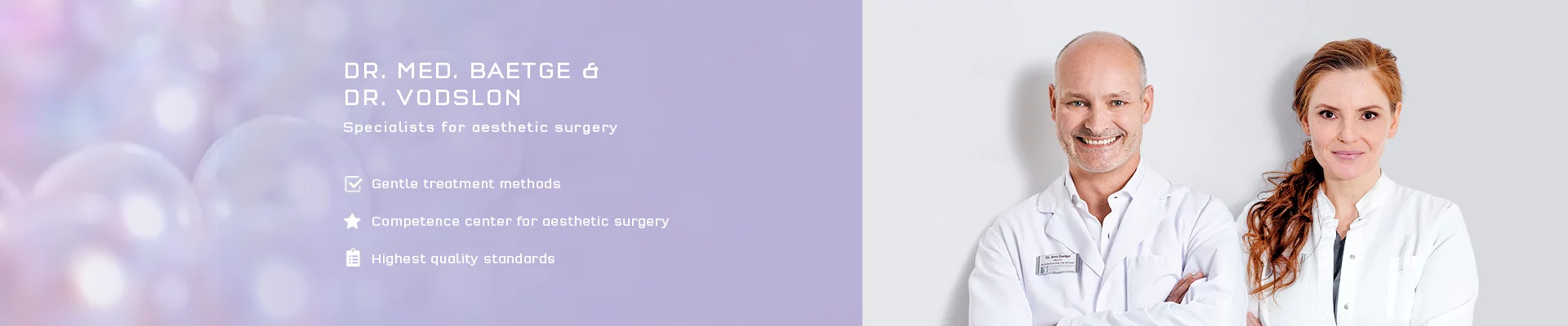 Treatments Breast, Aesthetic and Plastic Surgery in Nuremberg, Nürnberger Klinik 