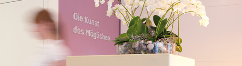 Der Empfang der Nürnberger Klinik
