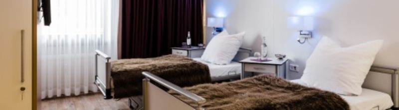 Patientenzimmer der Nürnberger Klinik